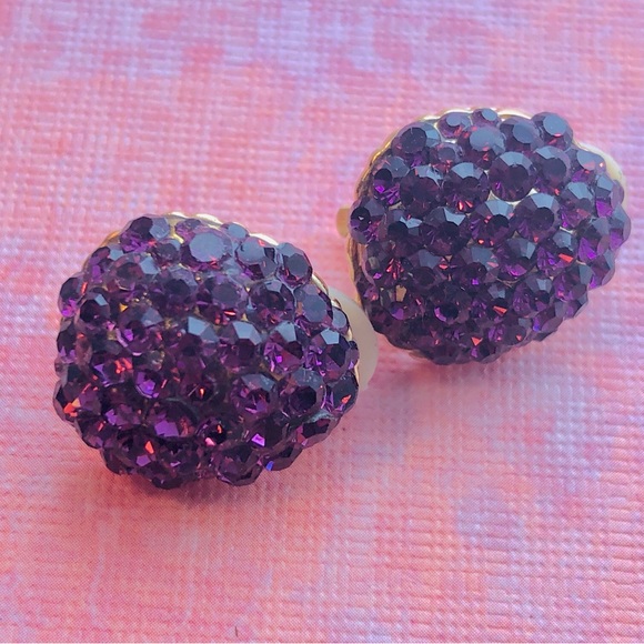 Purple Rhinestone Jewelry - Picture 6 of 7